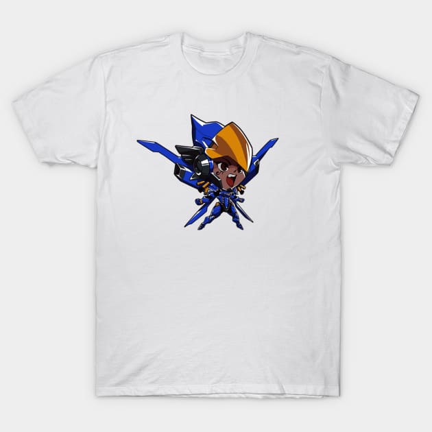 Pharah Cute Spray - Overwatch T-Shirt by Bystanders